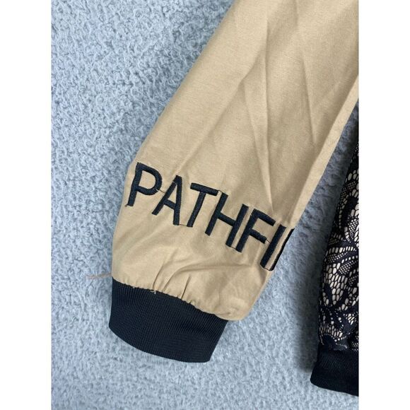 Gander Mountain Guide Series Jacket Womens Large Tan Black Bomber Full Zip‎ NEW - Picture 6 of 8